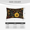thumbnail image 6 of Fotbe Sunflowers Leaves Pillow Cases - Envelope Closure - Luxury, Extra Soft, Cooling Pillow Covers - Wrinkle, Fade, Stain Resistant-16"x24", 6 of 9