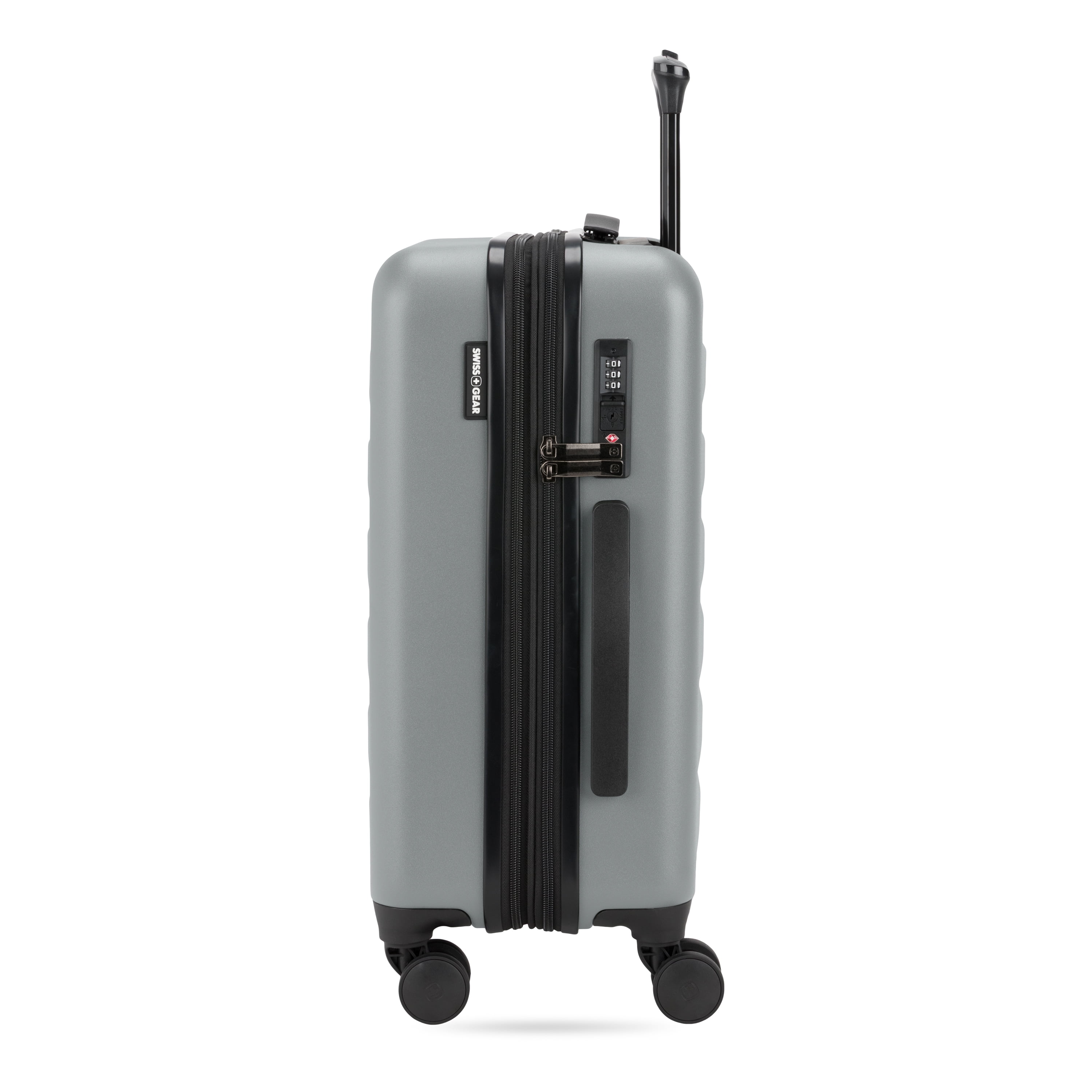 SWISSGEAR Stride Hardside Carry-On Spinner, Charcoal Gray
