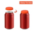 thumbnail image 4 of 6pcs No Spill Silicone Soda Can Lids Soda Juice Beverage Beer Fits Standard Soda Cans Protector, 4 of 5