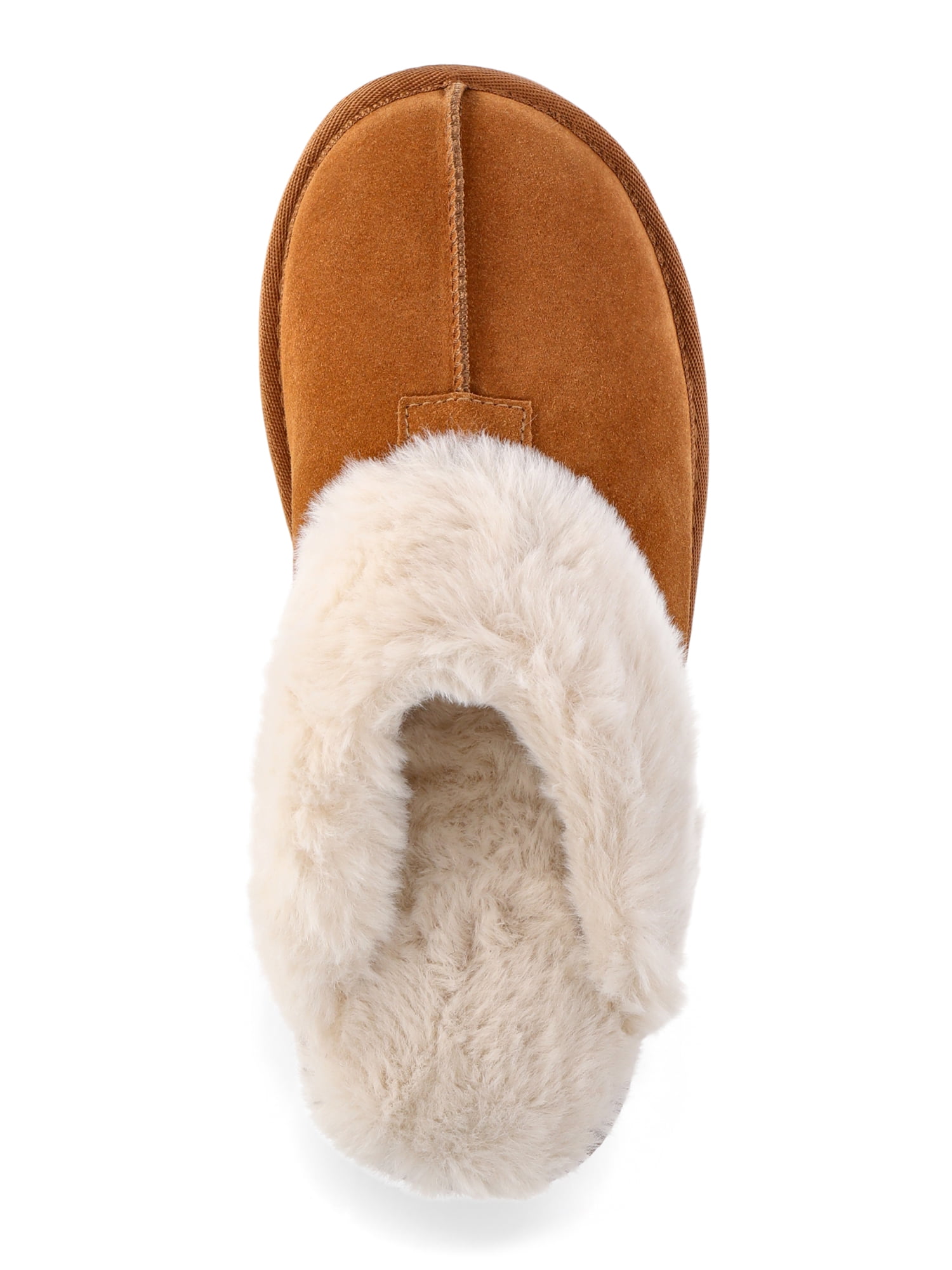 Joyspun Women's Suede Clog Slippers