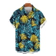 thumbnail image 4 of CHUMUD Men's Hawaiian Shirt S-5XL Short Sleeve Summer Beach Tropical Button Down Collared Shirt Vacation (Avail for Big & Tall), 4 of 6