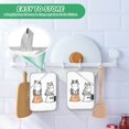 thumbnail image 4 of Yayeee Pot Holders Kitchen Heat Resistant with Pocket 7"x9.8" Cotton Oven Cooking Hot Pads, Gray Cute Chubby Cat, 4 of 7