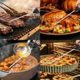 thumbnail image 2 of Digital Meat Thermometer, Instant Read Food Thermometer, Cooking Thermometer for Cooking, Grilling BBQ Black 8.9in, 2 of 6