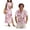 Pink Flowers, variant on KUIFORTI Hawaii Matching Couple Outfits His and Hers Summer Outfits Yellow Hibiscus Lightweight Loose Swing Sundresses with Soft Fabric Round Neck Fit for Outdoor Picnic Yellow Hibiscus