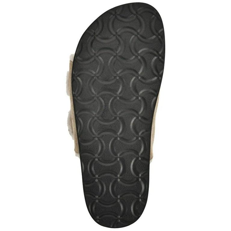 WHITE MOUNTAIN Adjustable Buckle Sandals with Cupped Footbed WHITE MOUNTAIN Adjustable Buckle Sandals with Cupped Footbed