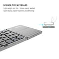 thumbnail image 5 of Wireless Keyboard Folding for OnePlus 11 5G/12 5G/12R 5G/13/13R - Rechargeable Portable Compact, 5 of 7