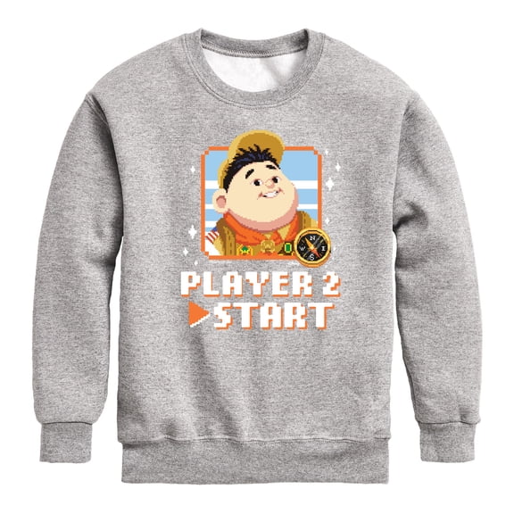 Up - Player Russel - Youth Boys Crew Fleece Sweatshirt