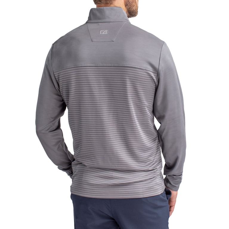 Men's-Cutter & Buck Gray Tennessee Volunteers Traverse Stretch Eco