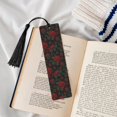 thumbnail image 4 of Kdxio Roses Print Metal Tassel Bookmarks,Perfect Gift for Art Lovers and Bookworms Metal Bookmarks for Women, 4 of 8