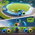 thumbnail image 6 of Hamdol Remote Control Car for Kids, 360° Rotating Double-Sided RC Car with LED Headlights, 4WD 2.4GHz Electric Rechargeable Toy Vehicle for Boys and Girls, Perfect Birthday, 6 of 9