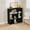 Black, variant on Beddle 8-Cube Storage Organizer, Open Bookshelf with Removable Back Panels, White Wood Bookcase for Living Room, Bedroom and Home Office