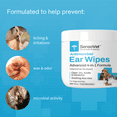 thumbnail image 7 of SensoVet Dog Ear Wipes - Advanced 4 in 1 Ear Cleaning Solution - Antimicrobial Action with Natural Aloe Vera Helps Prevent Infection & Relieves Itching for Dogs & Cats - Removes Ear Wax & Odor, 7 of 7