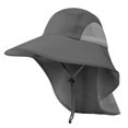 thumbnail image 1 of Sombrero de pesca al aire libre con malla de protección del cuello para caminar gris claro gris claro, 1 of 6