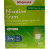 Walgreens Nicotine Gum, 2mg, Coated Mint Flavor, 160pcs