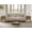 Oak, variant on WAMPAT Modern End Table With 2 Drawers - Compact Sofa Side Table & Nightstand For Living Room & Bedroom，Brown