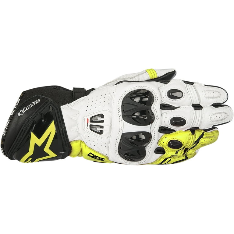 Alpinestars GP Pro R2 Gloves Black White Yellow M 3556717 125 M