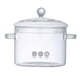 thumbnail image 1 of Olla de vidrio con tapa, utensilios de cocina, cacerola para , juego de ollas de vidrio resistente al calor, olla para cocinar fideos claro 1400ml, 1 of 9