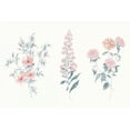 thumbnail image 2 of Wild Apple Portfolio 24x17 White Modern Wood Framed Museum Art Print Titled - Flowers on White IX Contemporary Bright, 2 of 4