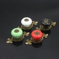 thumbnail image 6 of Joernso Ceramic Door Knob Solid Construction Multi-Layer Electroplating Punch-Free Vintage Multi-Color Ceramic Knob with Screw for Cabinets Cupboards Drawers, 6 of 8
