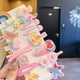 thumbnail image 5 of Juego de 14 Uds. De horquillas para el pelo con patrón de dibujos animados de frutas y flores de princesa coloridas y bonitas, pinzas para el pelo para niñas, color rosa, 5 of 5
