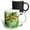 Multicolor, variant on 3drose, Colorful Bucket of Impressionistic Flowers, 15oz Two-tone Blue Mug