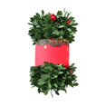 thumbnail image 2 of Christmas Garland for Stair Railing Christmas Leaves Red Fruit Green Grass Strips Christmas Decoration Christmas Tree Colored Strips Rattan Strips Christmas Decorations, 2 of 5