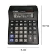 thumbnail image 3 of Calculadoras VALSEEL Calculadora de escritorio creativa de regalo para fines públicos y comerciales con datos de consulta para el hogar, la oficina y las finanzas Calculadora básica, 3 of 6