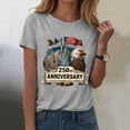 thumbnail image 2 of TOWED22 Women's Vintage 250Th Anniversary Commemorative T-Shirt America 250Th Anniversary Patriotic Shirt(Light Gray,XXXL), 2 of 8