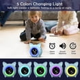 thumbnail image 3 of Reloj despertador digital para niños, despertador, reloj despertador infantil para habitaciones de niños y niñas., 3 of 5