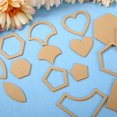 thumbnail image 3 of 54 Pcs Quilting Template Multiple Shaped Acrylic Quilt Stencil DIY Tool Sewing Crafts Circle Hex Pentagon  Heart Shape, 3 of 7