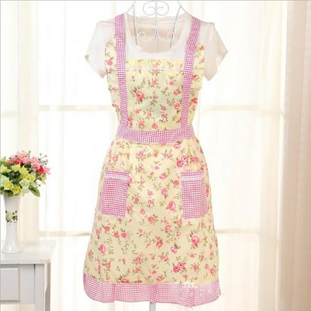 

New Year s Deals! Iuhan Women Lady Restaurant Home Kitchen For Pocket Cooking Cotton Apron Bib