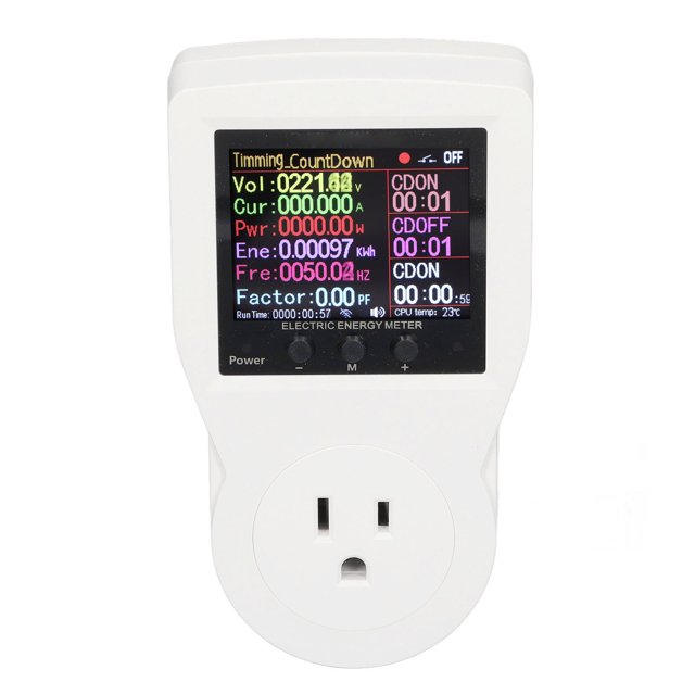 Smart Metering Outlet, S1W Intelligent Metering Socket Electricity Statistics Remote Switch, Outlet Switches