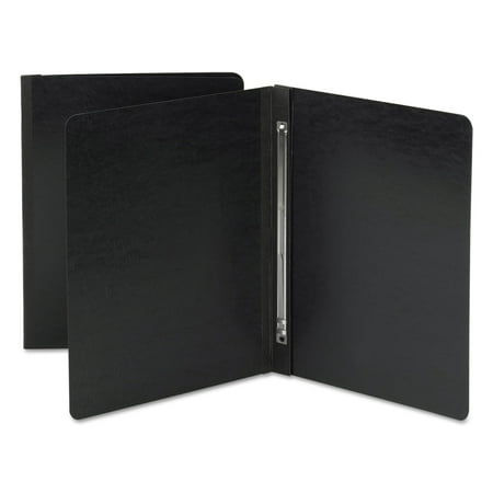 Smead Side Opening Pressboard Report Cover, Prong Fastener, Letter, Black