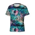 thumbnail image 3 of Rocae Watercolor Mandala for Men's Moisture-Wicking Crew Tee - T-Shirt for Sports, Outdoor Activities, and Casual Wear3X-Large, 3 of 9
