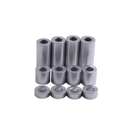 

Aluminum Spacer 5/8 OD x 1/4 ID x Choose Your Length Round Spacer Unthreaded Standoff Bushing Plain Finish Fits Screws Bolts 1/4 or by (1/8 Length 25 Pack)
