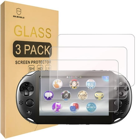 Mr.Shield [3-PACK] Designed For Sony PS Vita 2000 / Sony PlayStation Vita PSV 2000-Max [Tempered Glass] Screen Protector