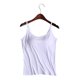 thumbnail image 1 of SAILING Camisola para mujer con sujetador incorporado, chaleco con cuello, camisetas sin mangas acolchadas y ajustadas, 1 of 5