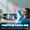 thumbnail image 4 of Reloj Despertador Led Con Radio Proyector Y Pantalla Grande Xtellar negro, 4 of 4