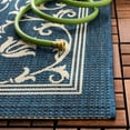 thumbnail image 4 of Safavieh Courtyard Navy Indoor Outdoor Rug - 6'7" x 9'6", 4 of 4