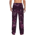thumbnail image 3 of Fotbe Snowflakes and Hearts Men's Pajama Pants,Sleepwear Pants,Pj Bottoms Drawstring And Pockets-X-Large, 3 of 9