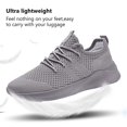 thumbnail image 2 of Zapatos para caminar WYGRQBN, zapatillas de moda para mujer, gris claro, 2 of 7