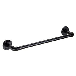 Fvkrnyz Towel Bars for Bathroom Black Bathroorm Towel Bar for Wall Adjustable 304 Stainless Steel Towel Holder for Bathroom 13.8inch 24.8inch Wall Mounted Towel Rack for Bathroom Over Toilet Walmart.c...