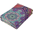 thumbnail image 3 of SKYSONIC Bohemian Soft Hand Towels set of 2, Absorbent Bath Towel Decorative Fingertip Towels for Bathroom Gym Spa Hotel Beach Swimming Pool,14.4 x 28.3 inch, 3 of 7