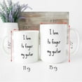 thumbnail image 4 of Funny Guitarist Mug Guitar Lover, Musician, Music Teacher Gift For Dad, Husband, Boyfriend, Brother, Father’s Day Mug, Gifts For Dad, Unique Father's Day Gifts From Son, Daughter,, 4 of 4