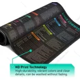 thumbnail image 3 of Linux Commands Line XXL Large Mouse Pad Cheat Sheet Mousepad Shortcuts to Ubuntu Unix Programmer Non-Slip Rubber Gaming Desk Mat 400x900x3mm, 3 of 5