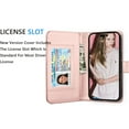 thumbnail image 6 of Wallet Case For iPhone 15 Pro Max / iPhone 15 Pro Max (6.7 inch) 2023 Luxury ID Cash Credit Card Slots Holder Carrying Pouch Folio Flip PU Leather Cover [Detachable Magnetic Hard Case] Lanyard, 6 of 7