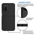 thumbnail image 4 of Taxfox Shockproof Dual Layer Rubber Drop Protection Cell Phone Case for Samsung Galaxy A03S, Black, 4 of 7