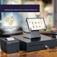 thumbnail image 6 of Cash Register Drawer for Point of Sale (POS) System, 5 Bill/7 Coin, 16" with Adjustable Coin Slots, 24V, RJ11/RJ12 Key-Lock, Media Slot, Black, 6 of 10