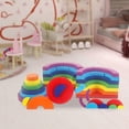 thumbnail image 3 of 1 Set Building Blocks puzzle children toys, Formas de Apilamiento Jigsaw Learning Plaything, montessori toys Education Doceting Ayuds CUTICAT Juguetes de rompecabezas, 3 of 8
