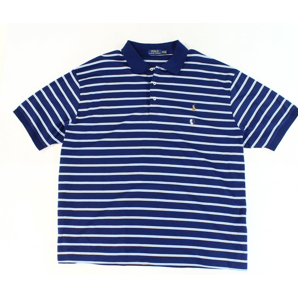Polo Ralph Lauren - Mens Shirt Navy Polo Striped Cotton 3XB - Walmart ...